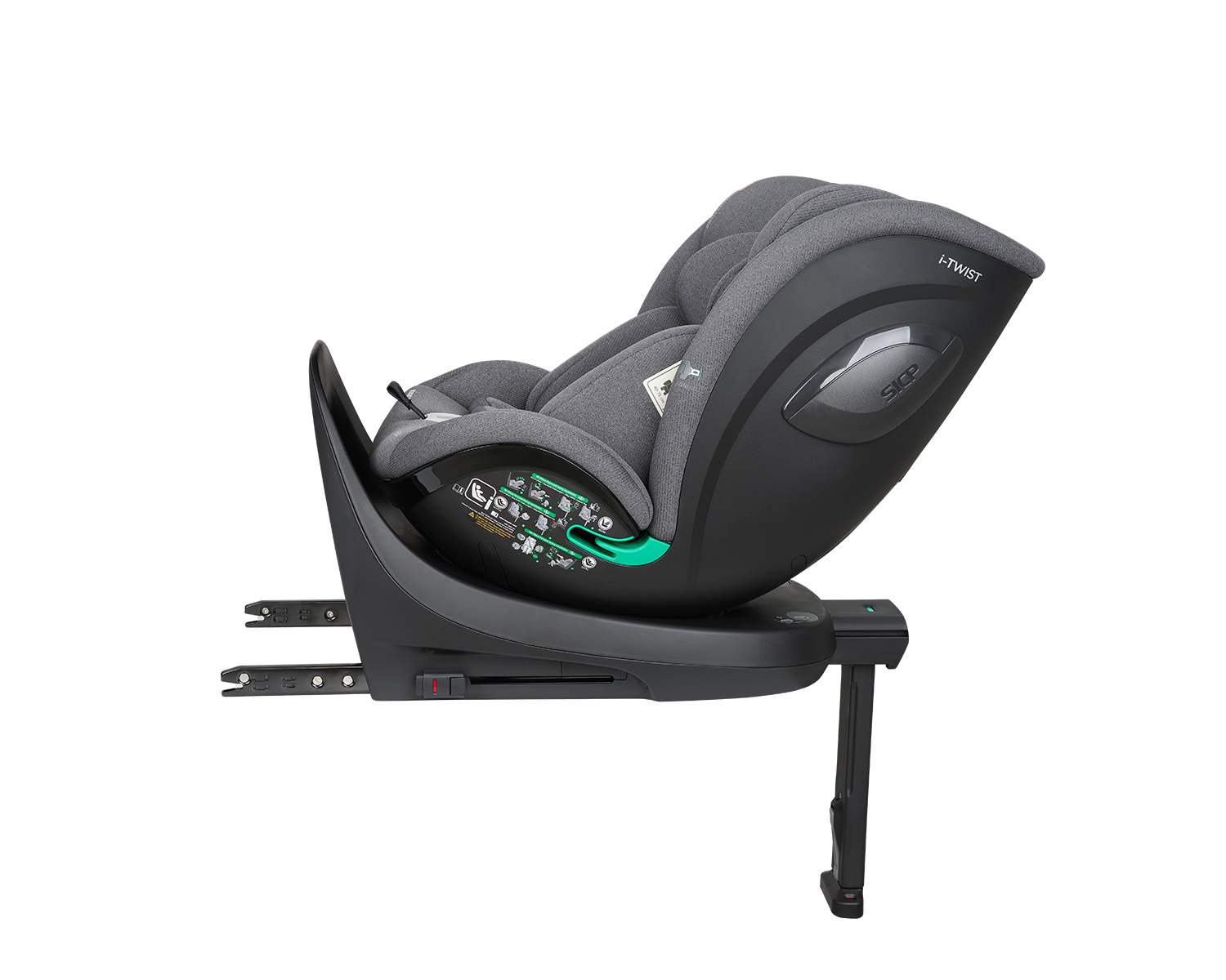 Стол за кола 40-150 см i-Twist i-SIZE Light Grey