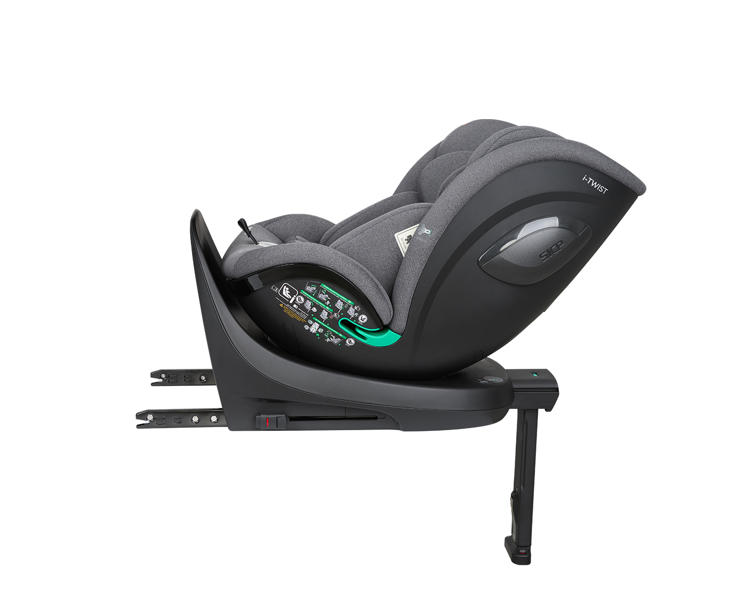 Стол за кола 40-150 см i-Twist i-SIZE Light Grey