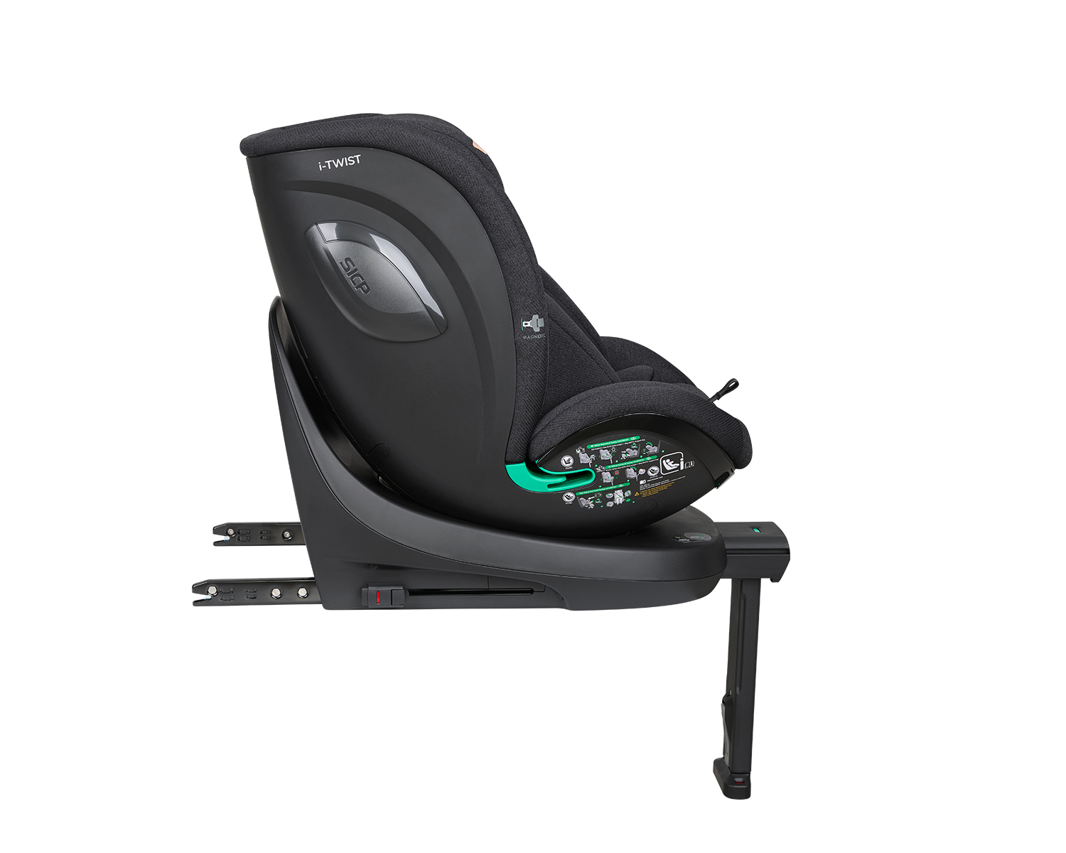 Стол за кола 40-150 см i-Twist i-SIZE Black