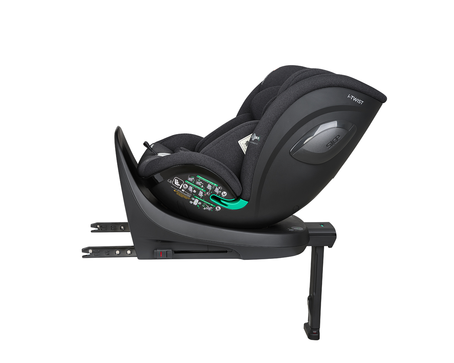 Стол за кола 40-150 см i-Twist i-SIZE Black