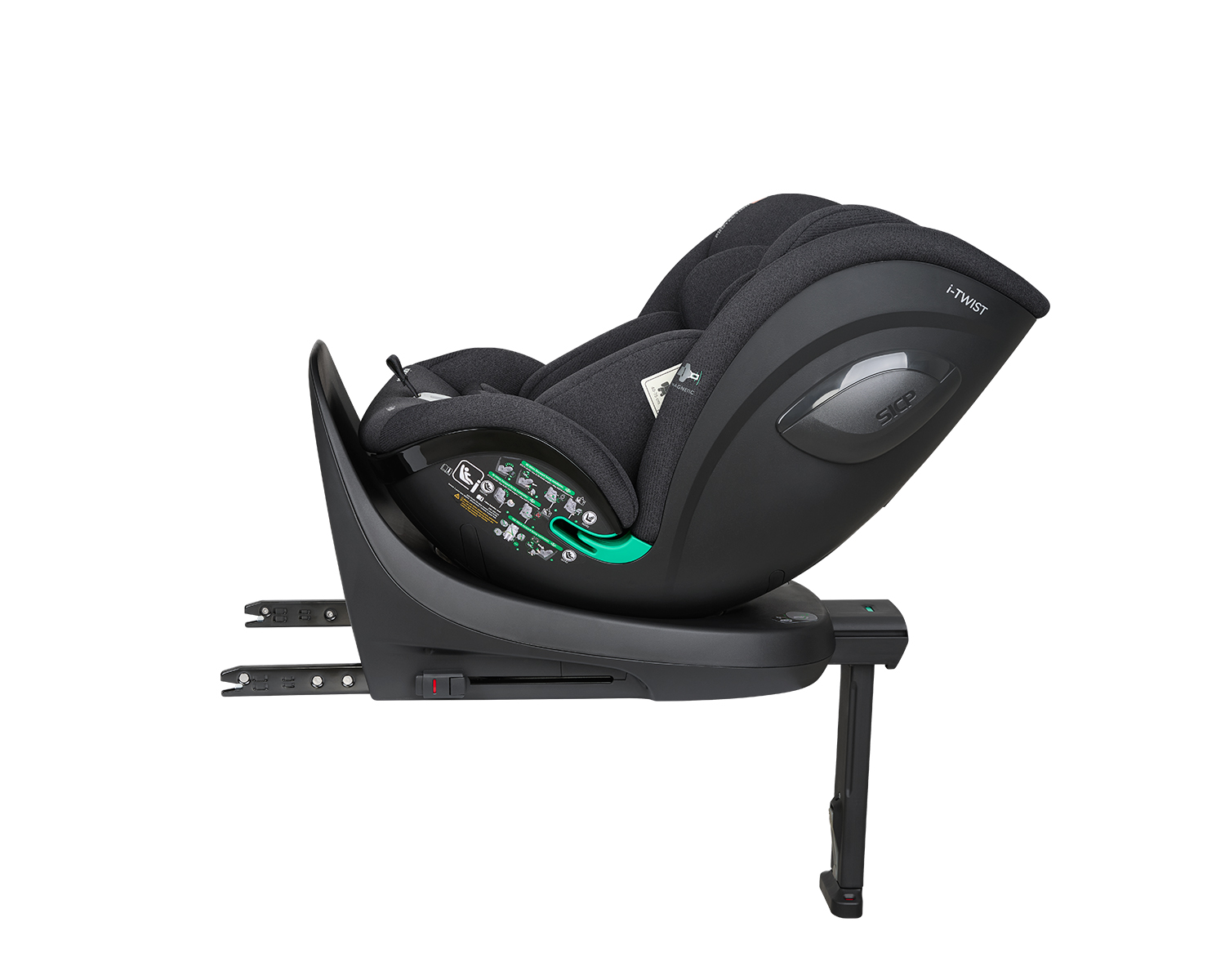 Стол за кола 40-150 см i-Twist i-SIZE Black
