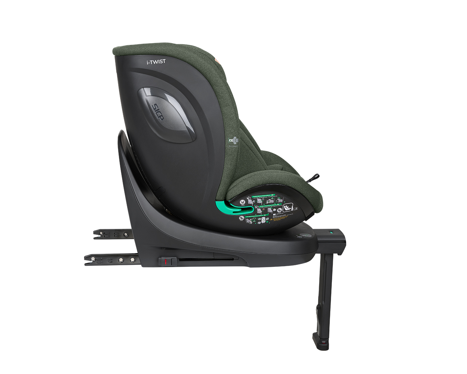 Стол за кола 40-150 см i-Twist i-SIZE Army Green