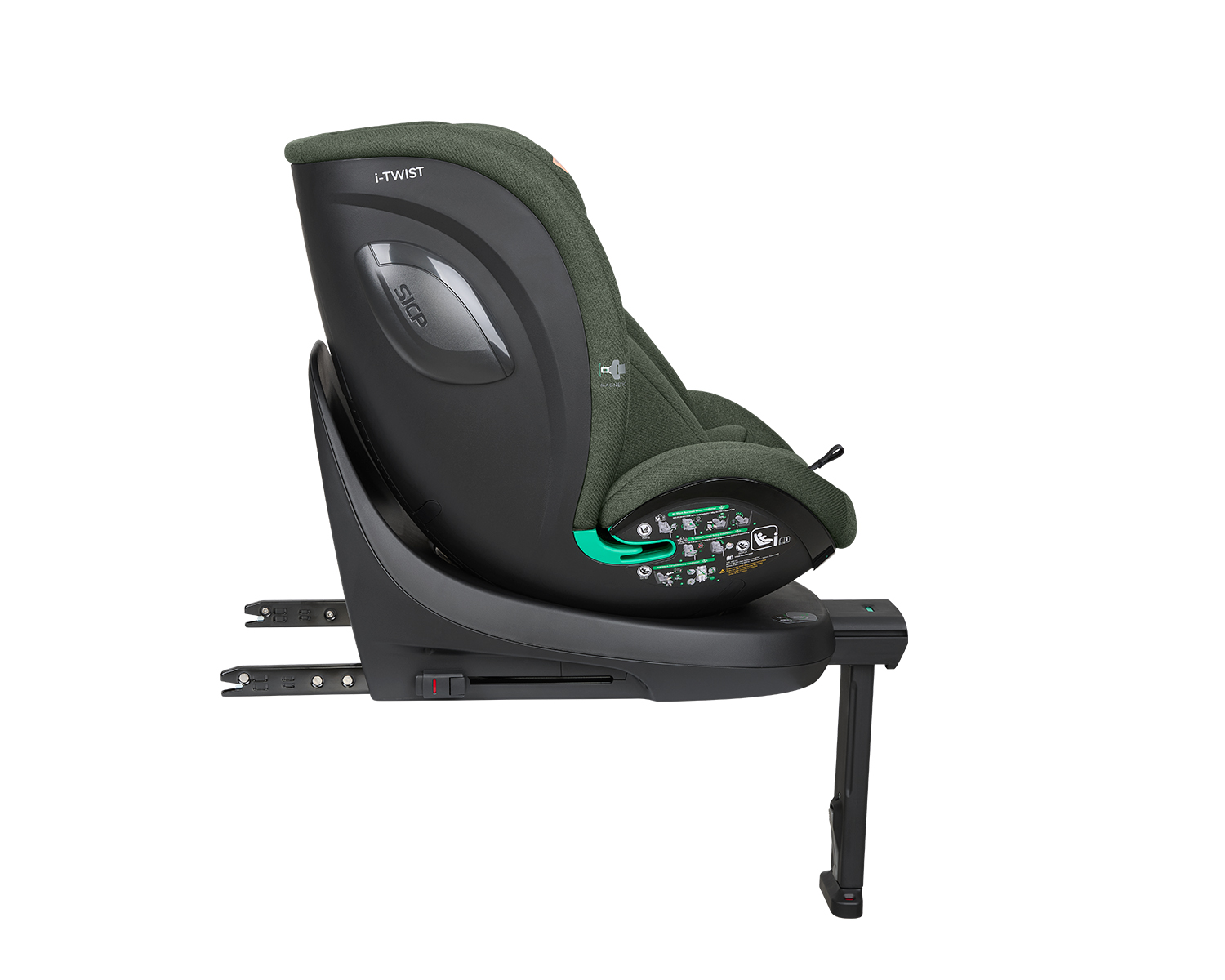 Стол за кола 40-150 см i-Twist i-SIZE Army Green