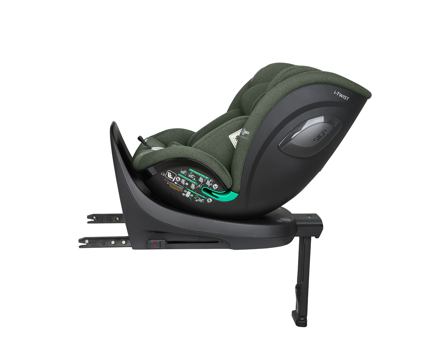 Стол за кола 40-150 см i-Twist i-SIZE Army Green
