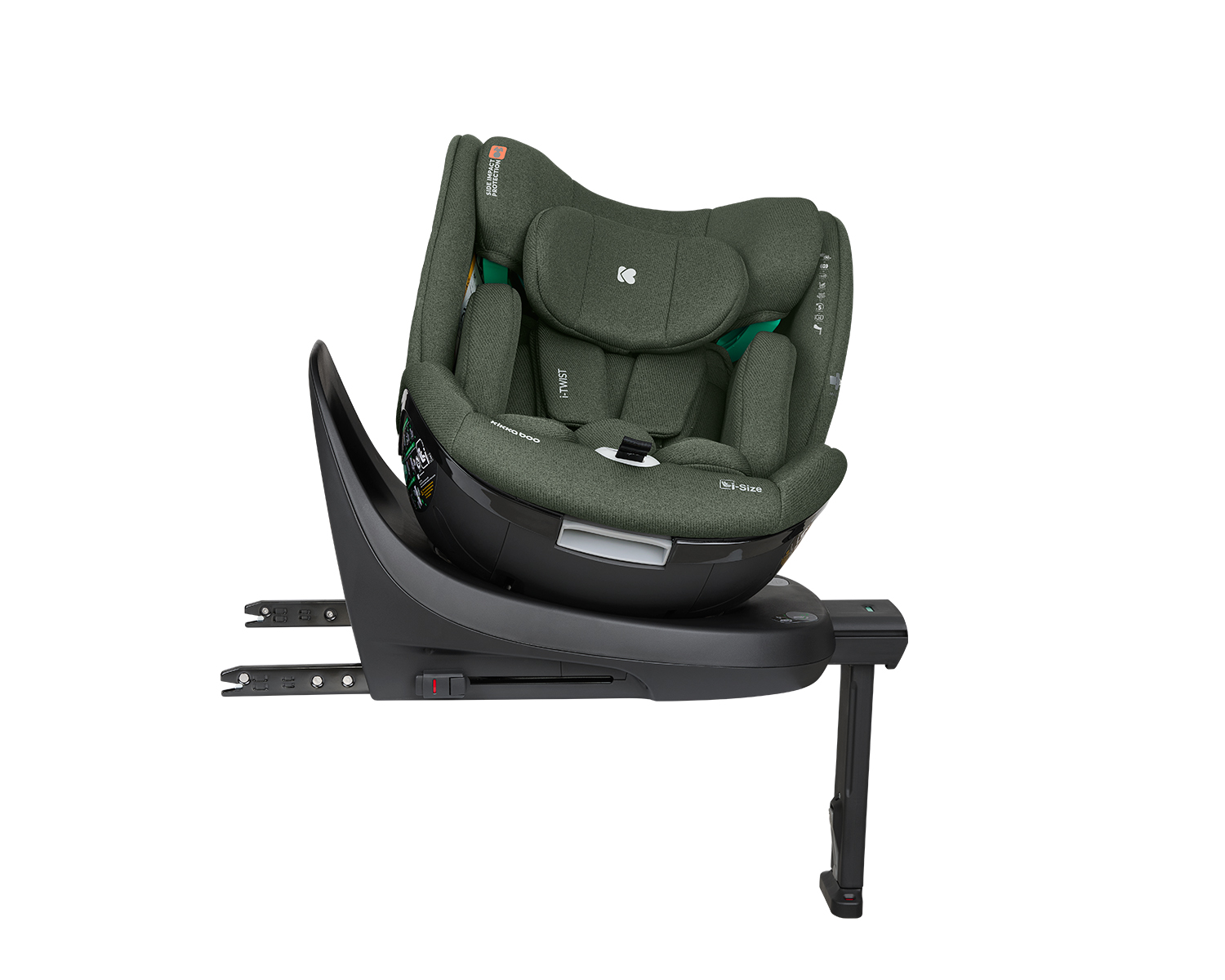 Стол за кола 40-150 см i-Twist i-SIZE Army Green