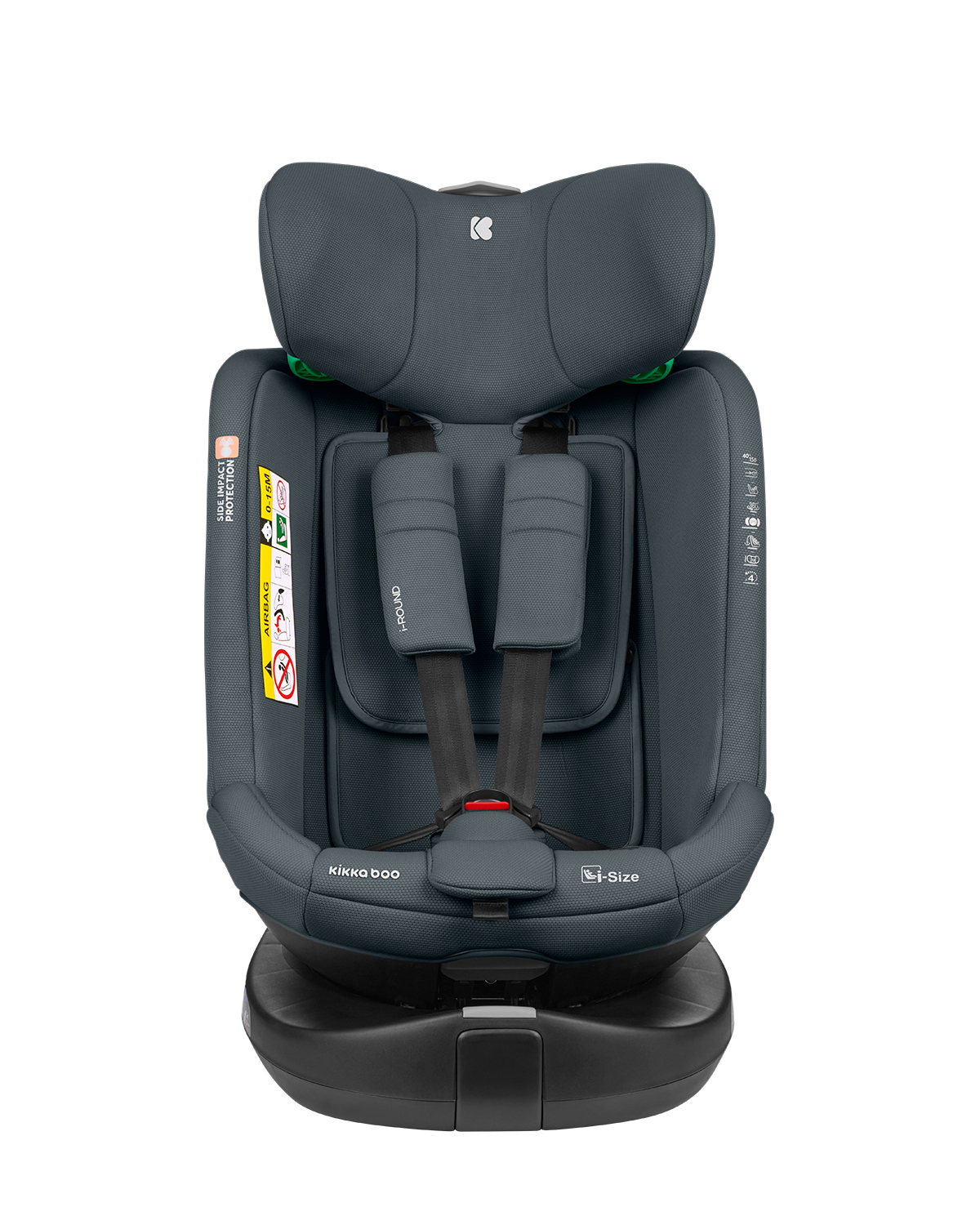 Стол за кола 40-150 см i-Round i-SIZE Dark Grey
