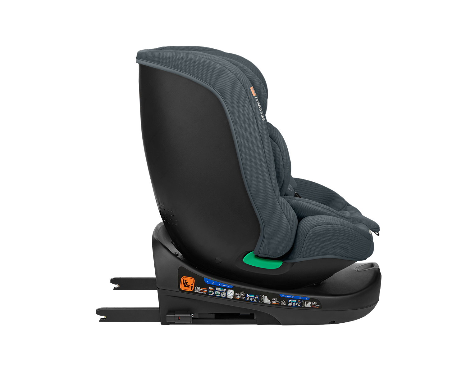 Стол за кола 40-150 см i-Round i-SIZE Dark Grey