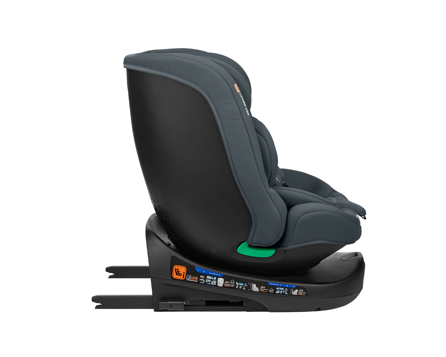 Стол за кола 40-150 см i-Round i-SIZE Dark Grey