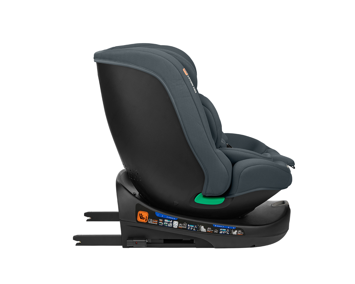 Стол за кола 40-150 см i-Round i-SIZE Dark Grey