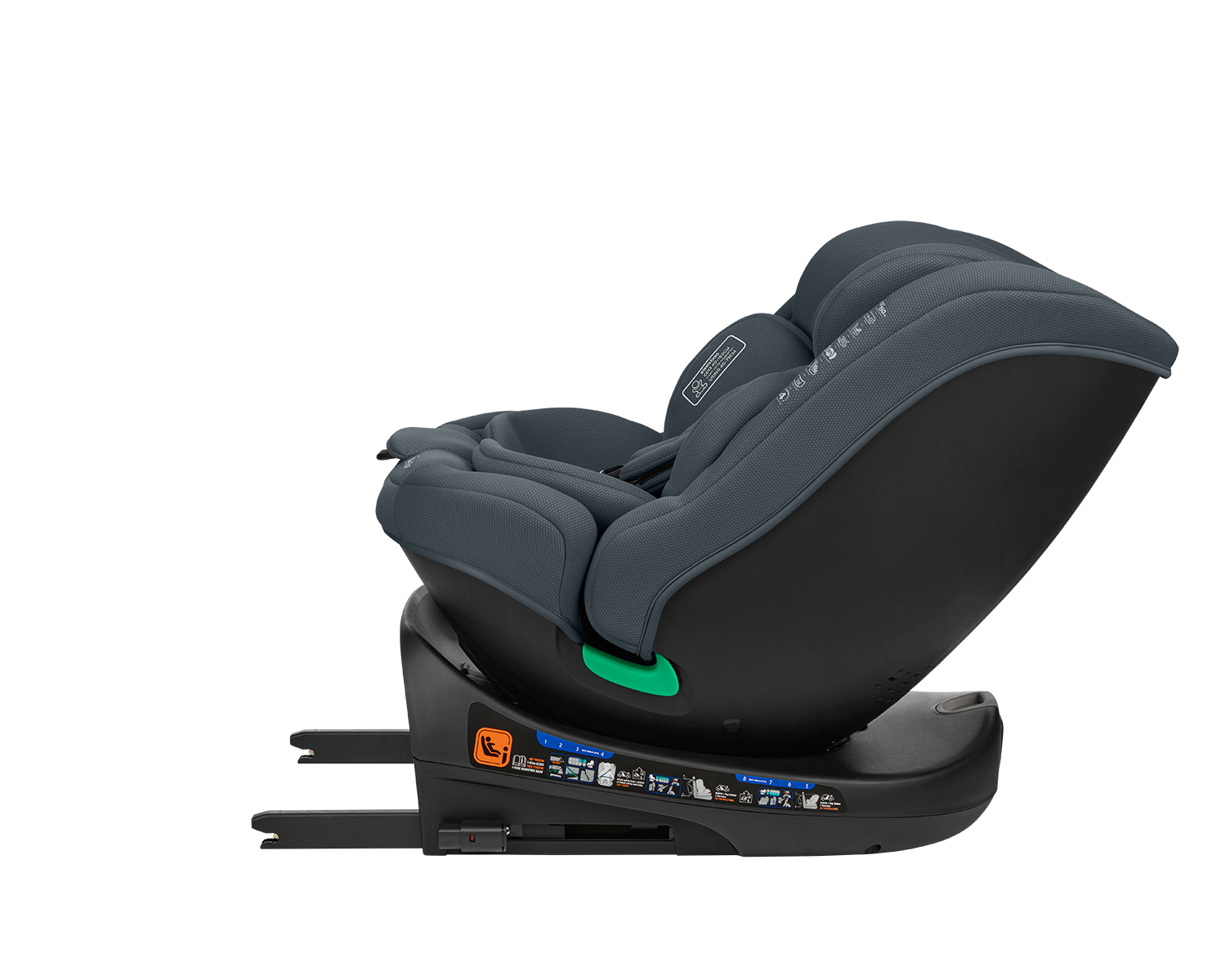 Стол за кола 40-150 см i-Round i-SIZE Dark Grey