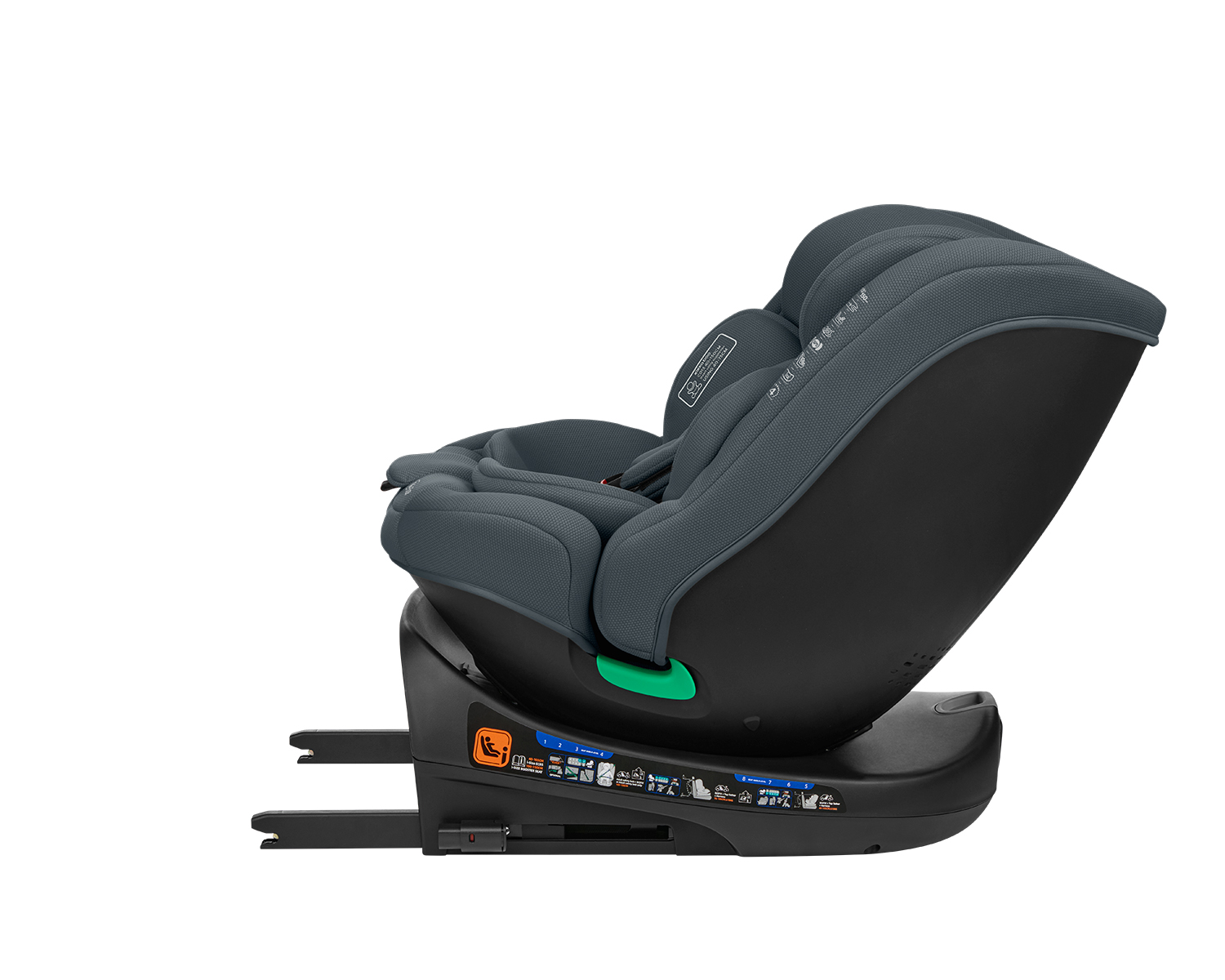 Стол за кола 40-150 см i-Round i-SIZE Dark Grey
