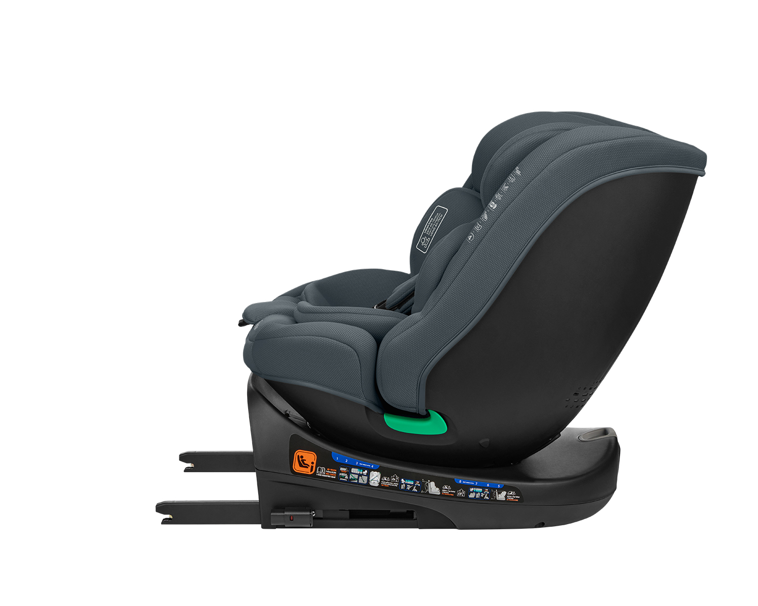 Стол за кола 40-150 см i-Round i-SIZE Dark Grey