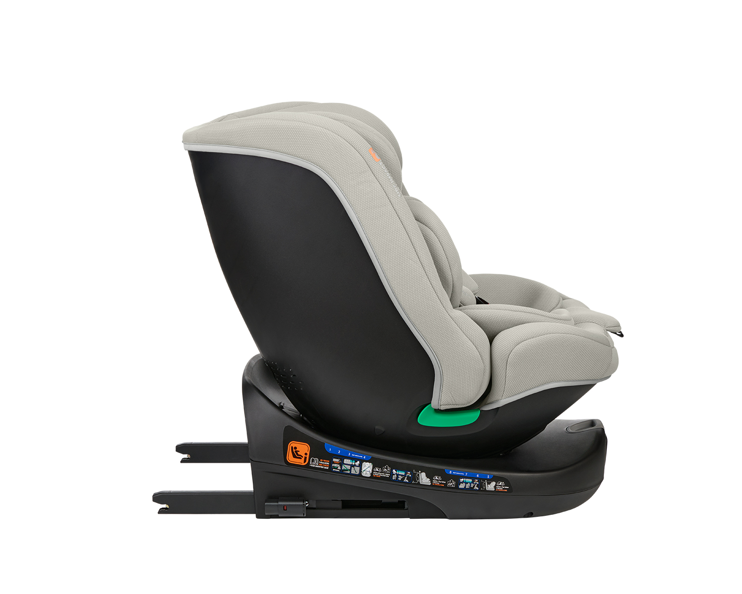 Стол за кола 40-150 см i-Round i-SIZE Light Grey