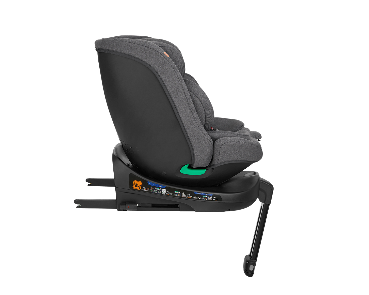 Стол за кола 40-150 см i-Secure i-SIZE Dark Grey