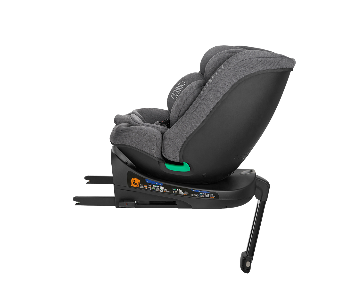 Стол за кола 40-150 см i-Secure i-SIZE Dark Grey