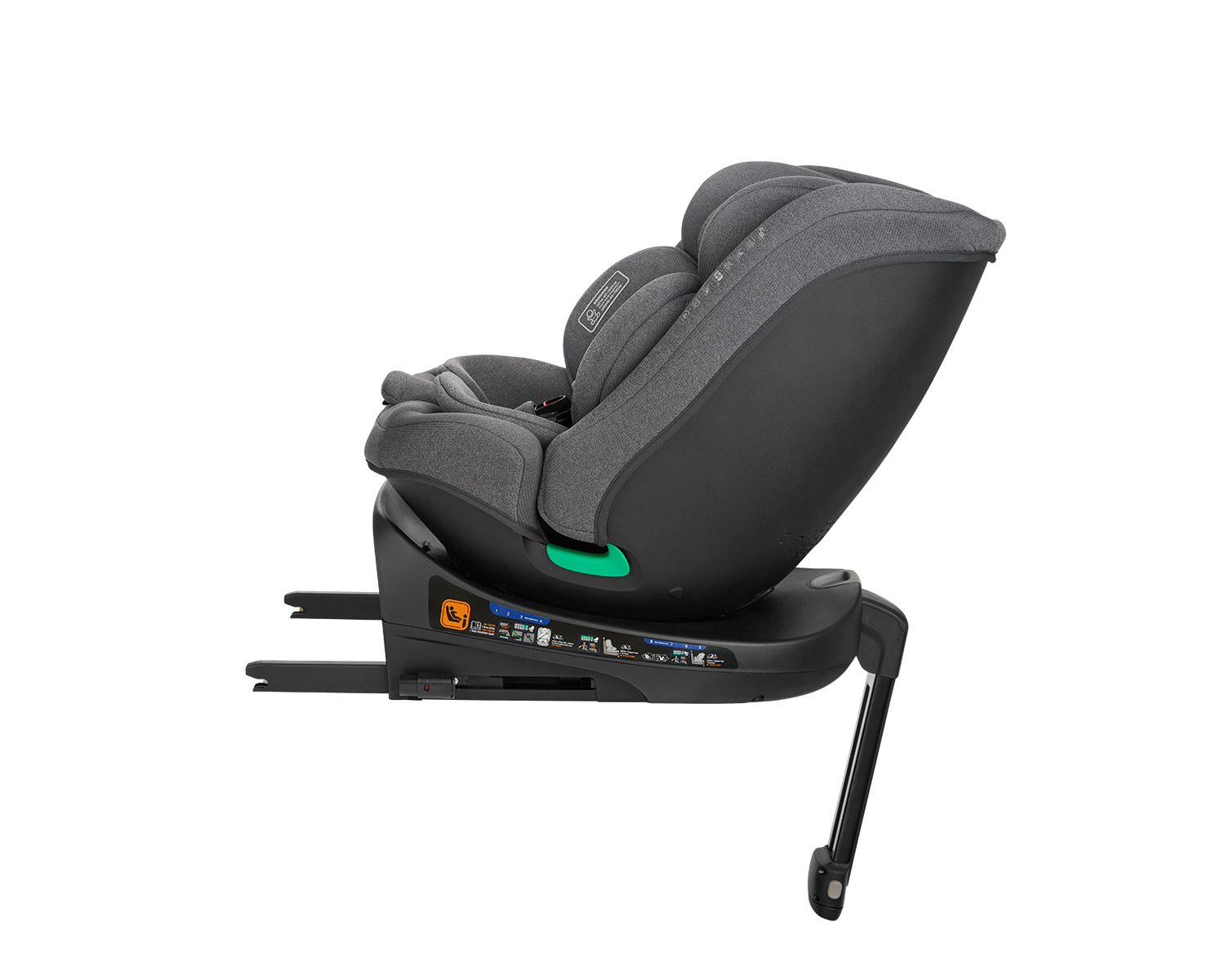 Стол за кола 40-150 см i-Secure i-SIZE Dark Grey
