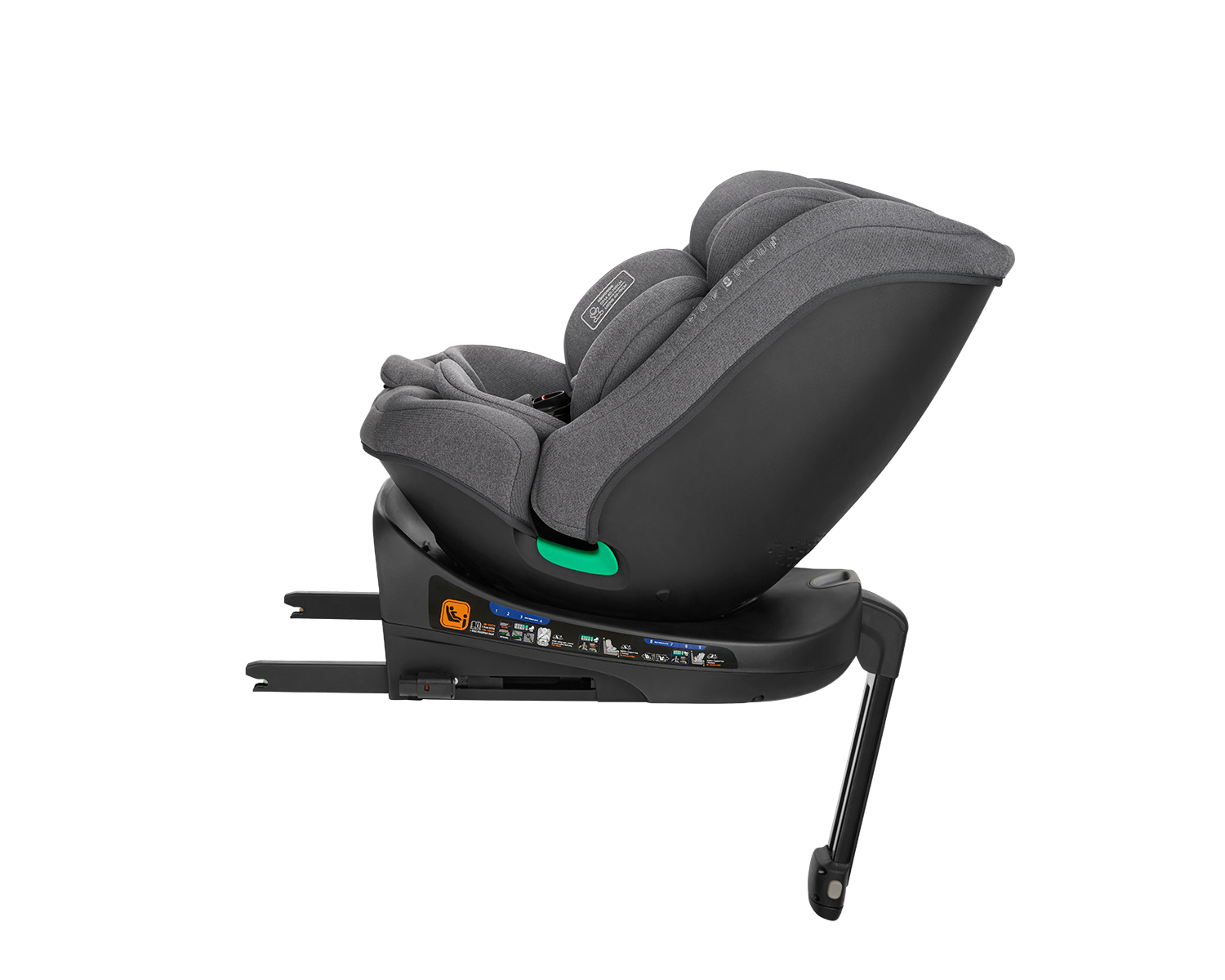 Стол за кола 40-150 см i-Secure i-SIZE Dark Grey