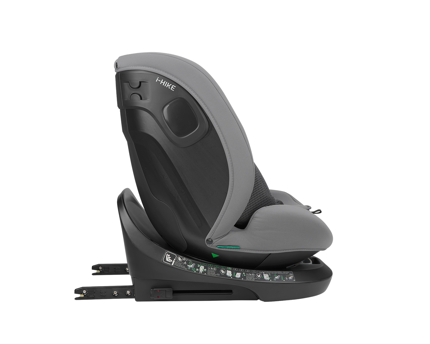 Стол за кола 40-150 см i-Hike i-SIZE Light Grey 2025