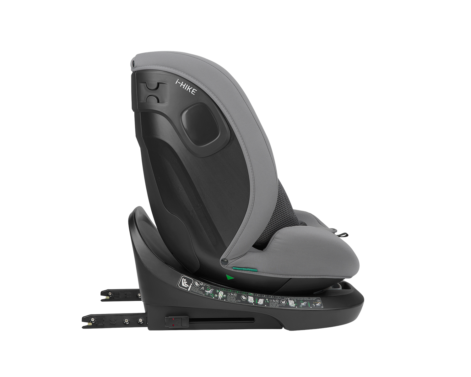 Стол за кола 40-150 см i-Hike i-SIZE Light Grey 2025
