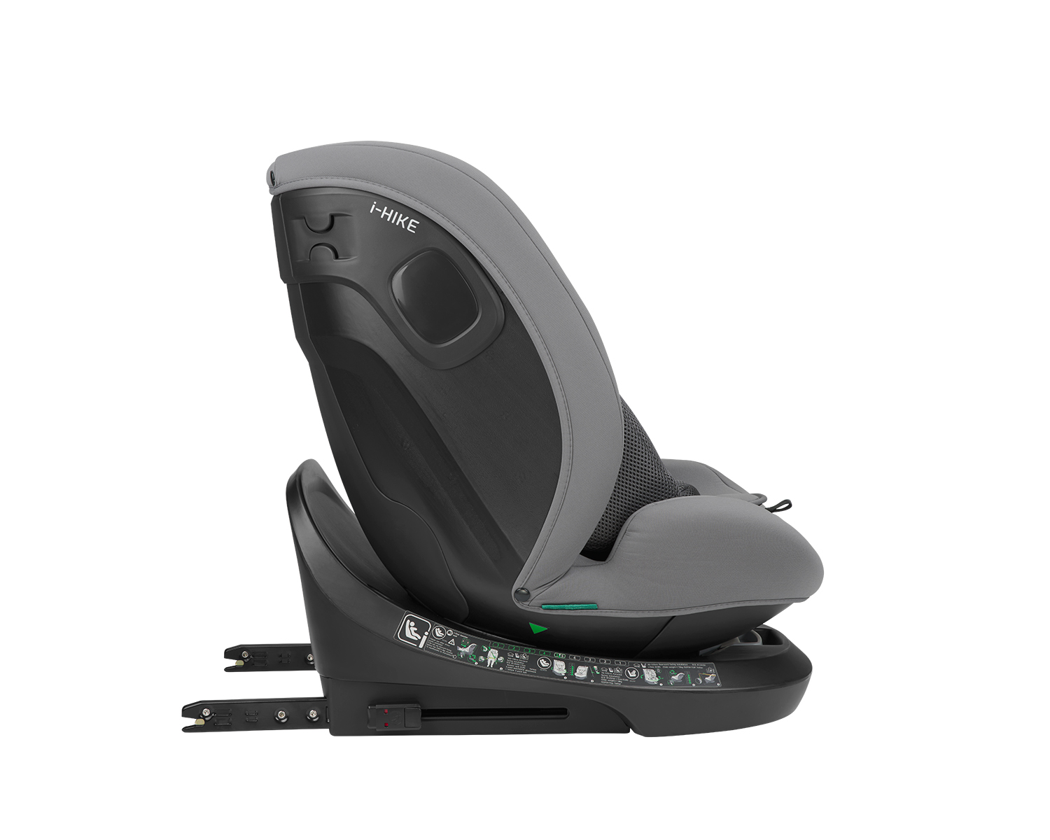 Стол за кола 40-150 см i-Hike i-SIZE Light Grey 2025