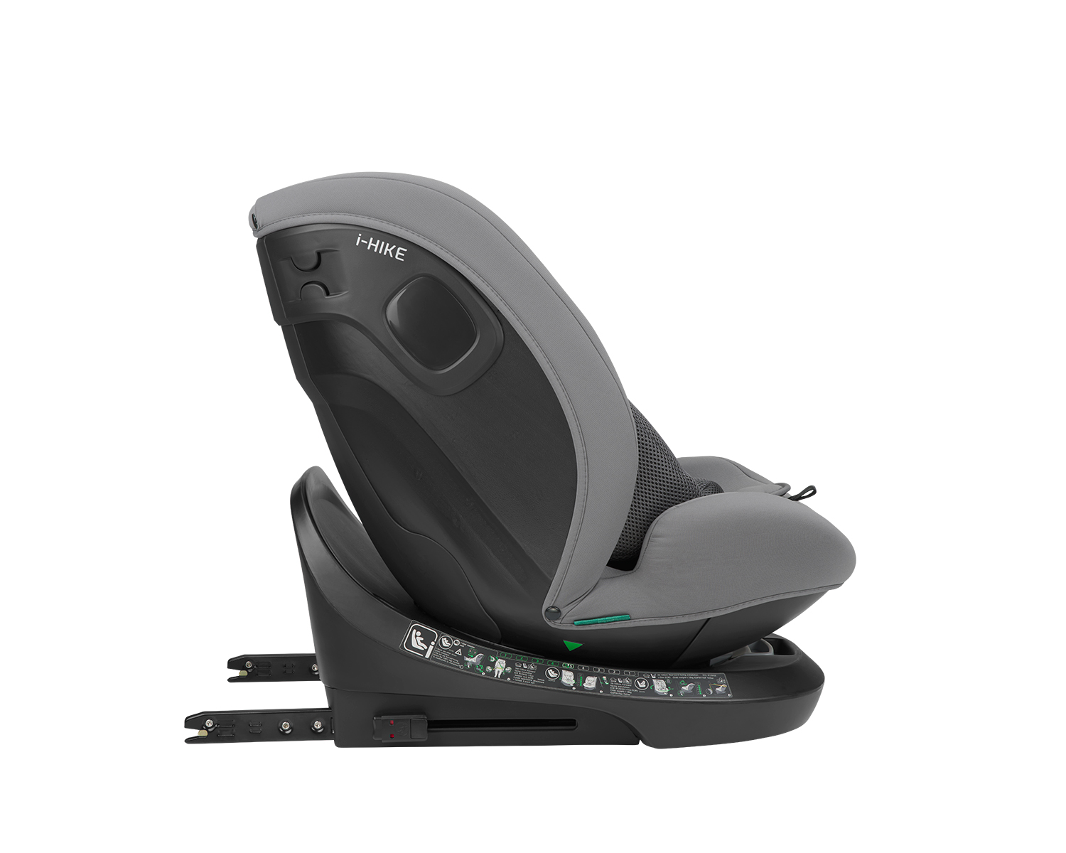 Стол за кола 40-150 см i-Hike i-SIZE Light Grey 2025
