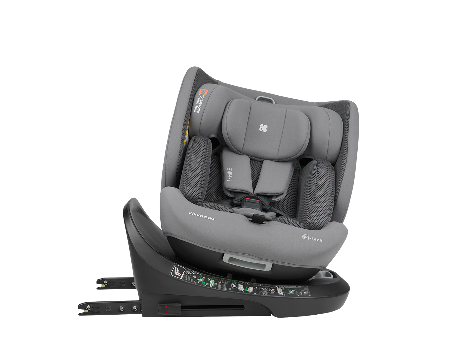Стол за кола 40-150 см i-Hike i-SIZE Light Grey 2025