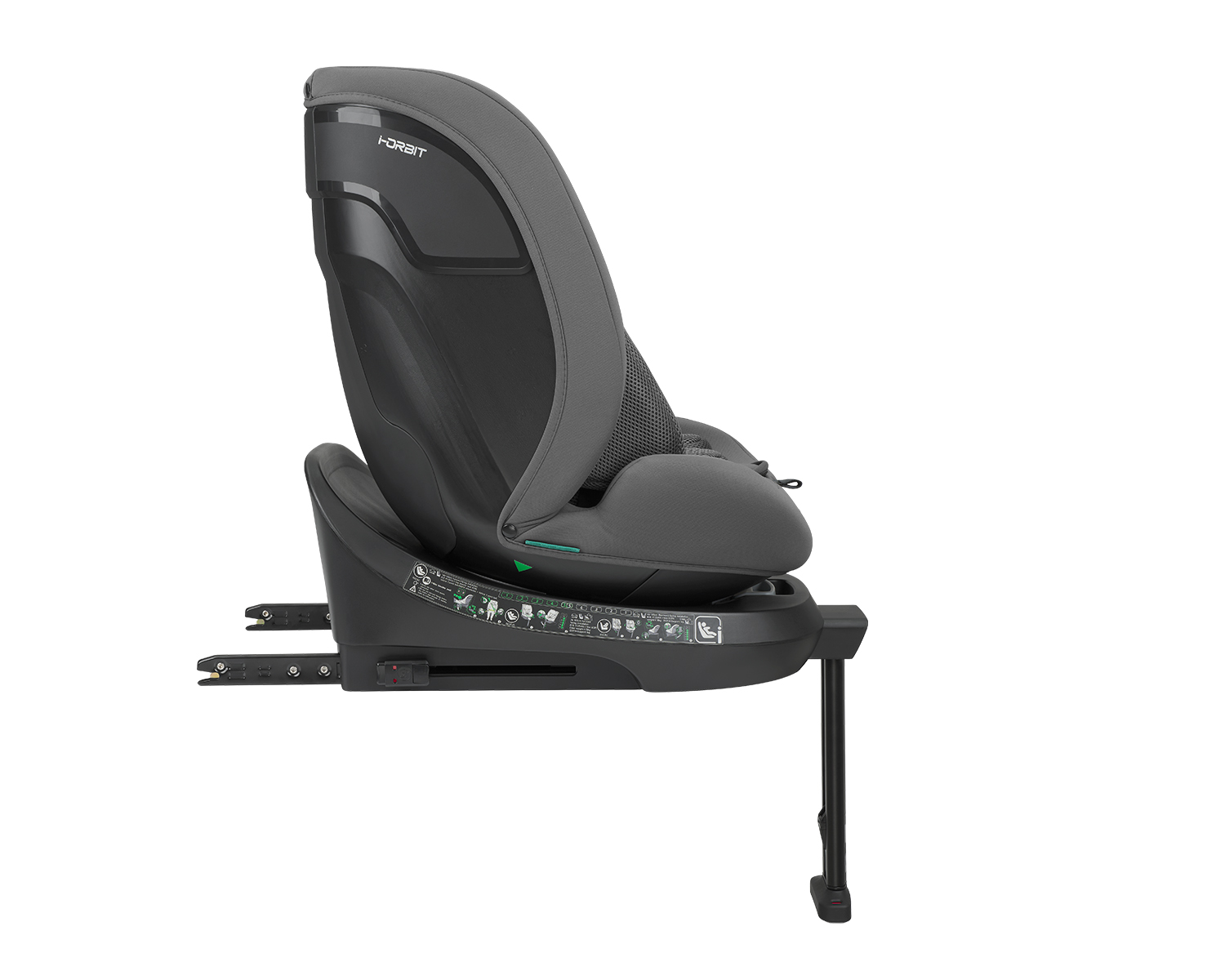 Стол за кола 40-150 см i-Orbit i-SIZE Dark Grey 2025