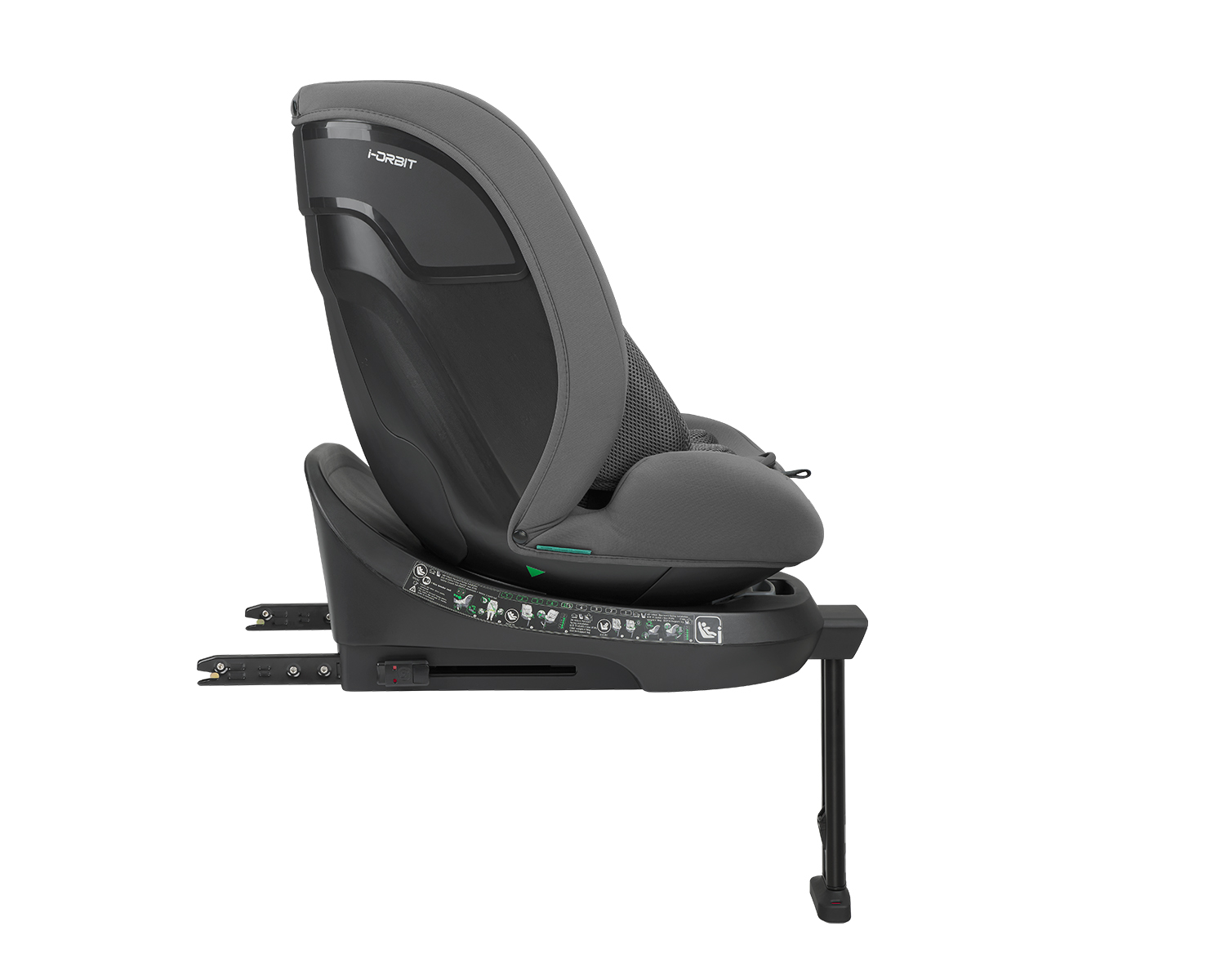Стол за кола 40-150 см i-Orbit i-SIZE Dark Grey 2025