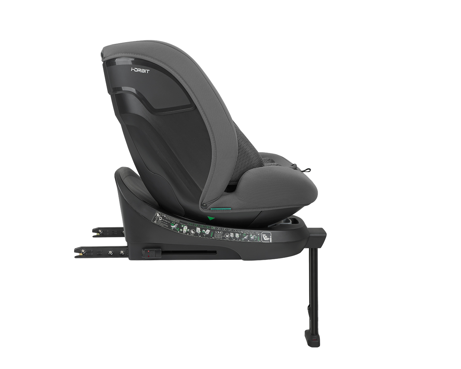 Стол за кола 40-150 см i-Orbit i-SIZE Dark Grey 2025