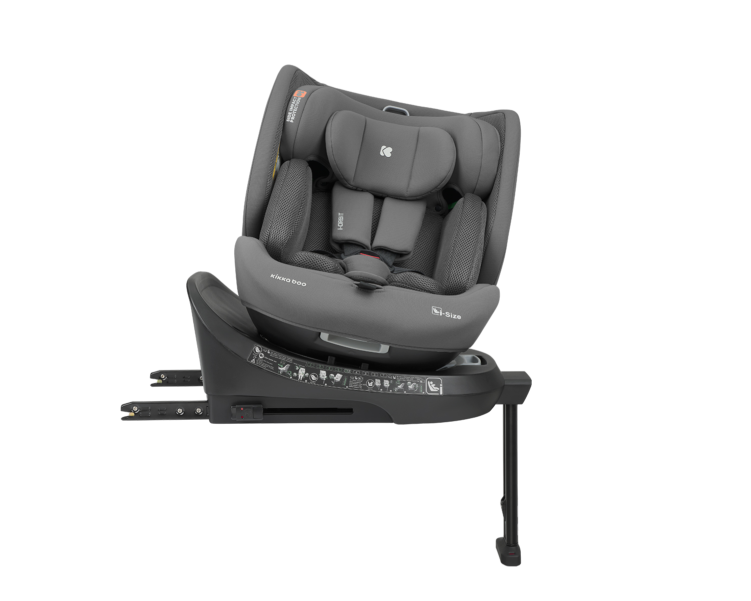 Стол за кола 40-150 см i-Orbit i-SIZE Dark Grey 2025
