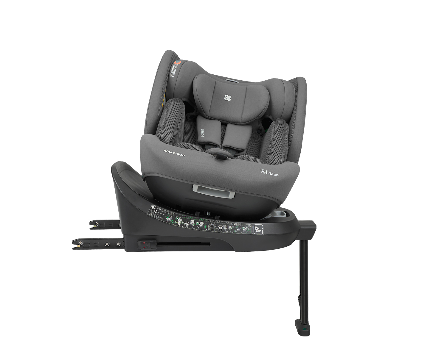 Стол за кола 40-150 см i-Orbit i-SIZE Dark Grey 2025