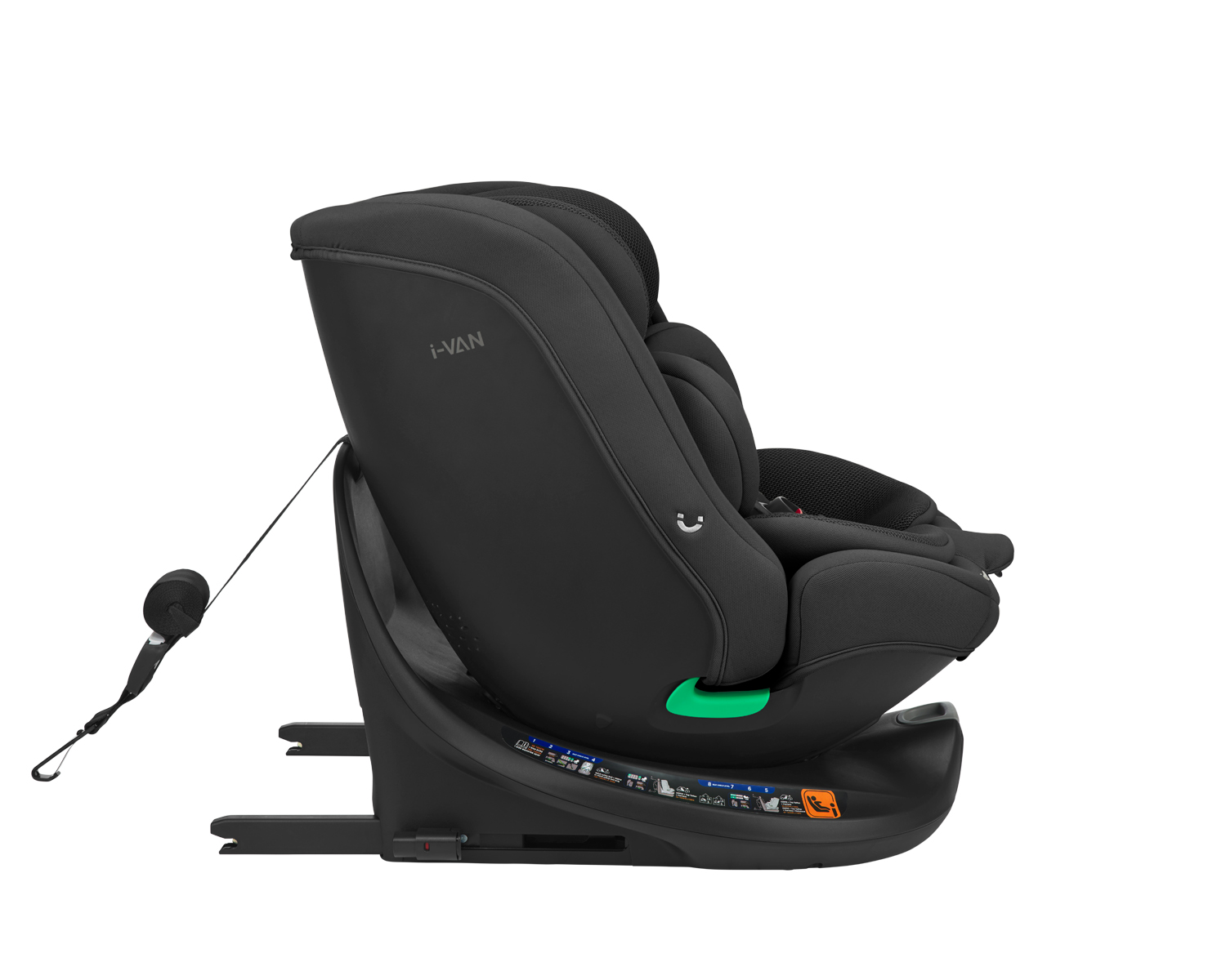 Стол за кола 40-150 см i-Van i-SIZE Black