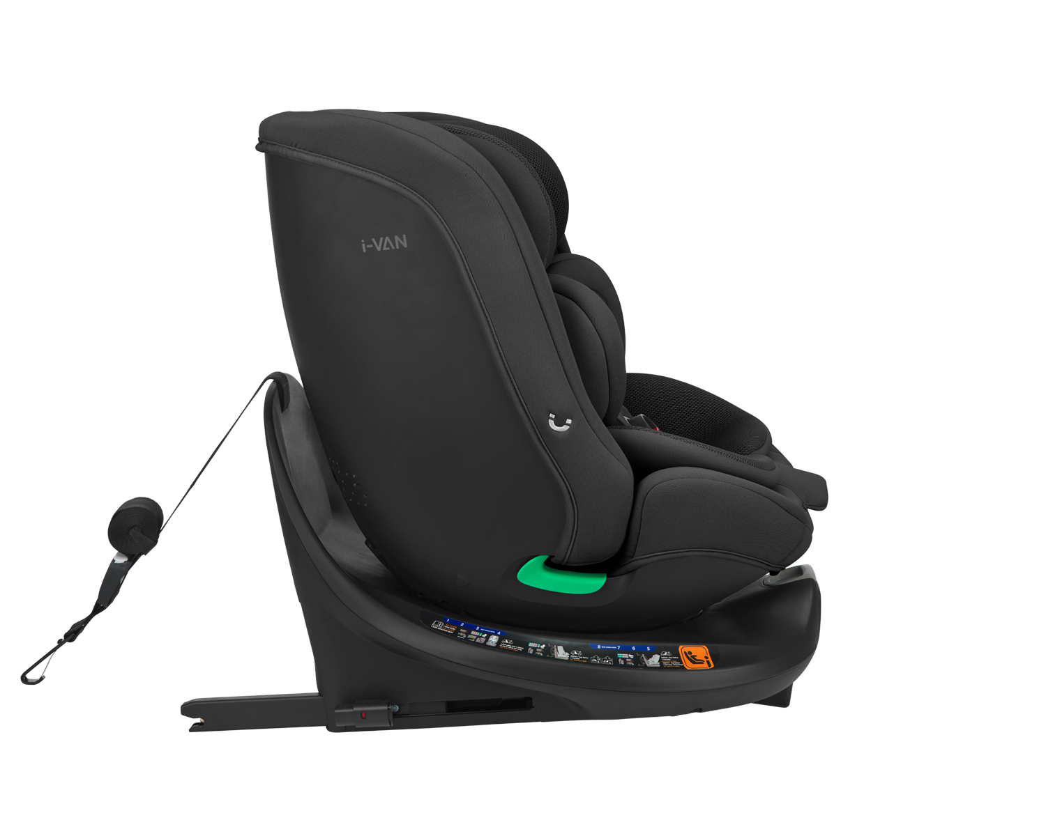 Стол за кола 40-150 см i-Van i-SIZE Black
