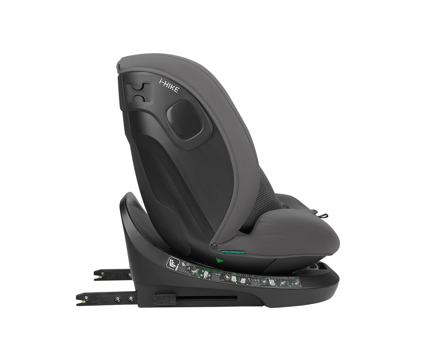 Стол за кола 40-150 см i-Hike i-SIZE Dark Grey 2025