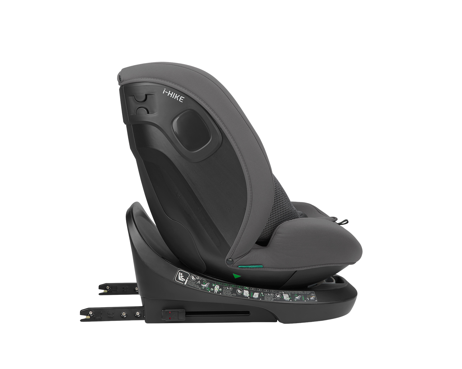 Стол за кола 40-150 см i-Hike i-SIZE Dark Grey 2025
