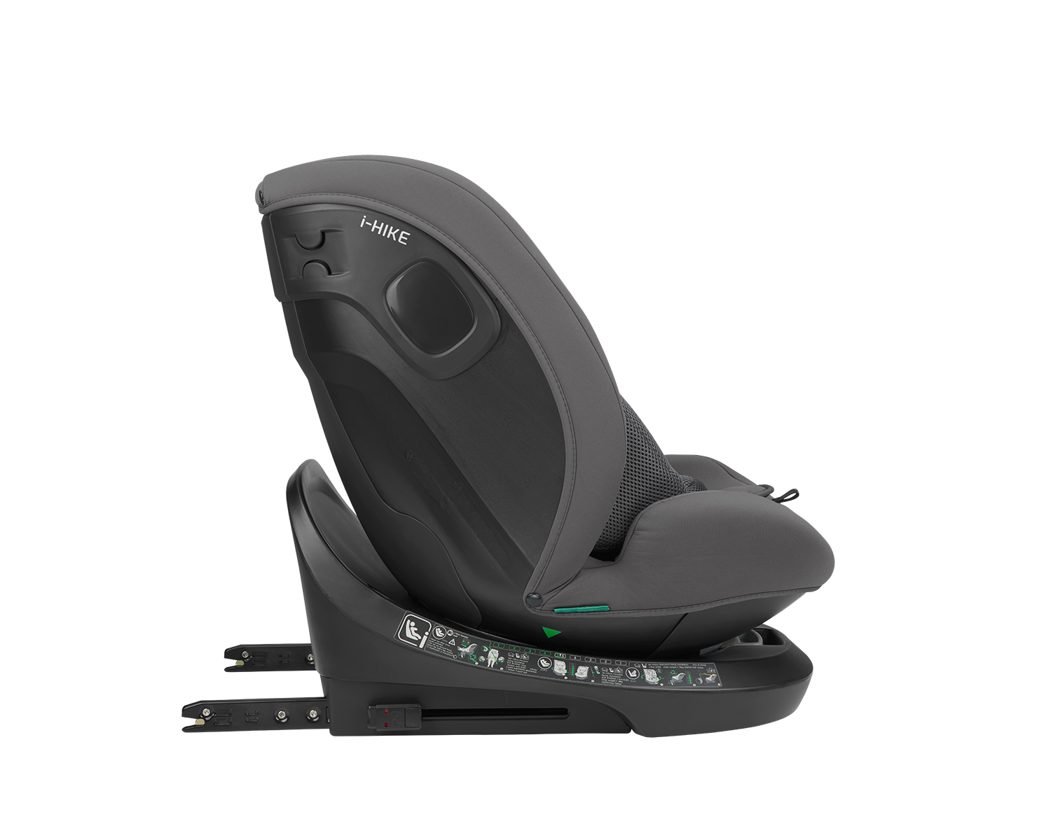 Стол за кола 40-150 см i-Hike i-SIZE Dark Grey 2025