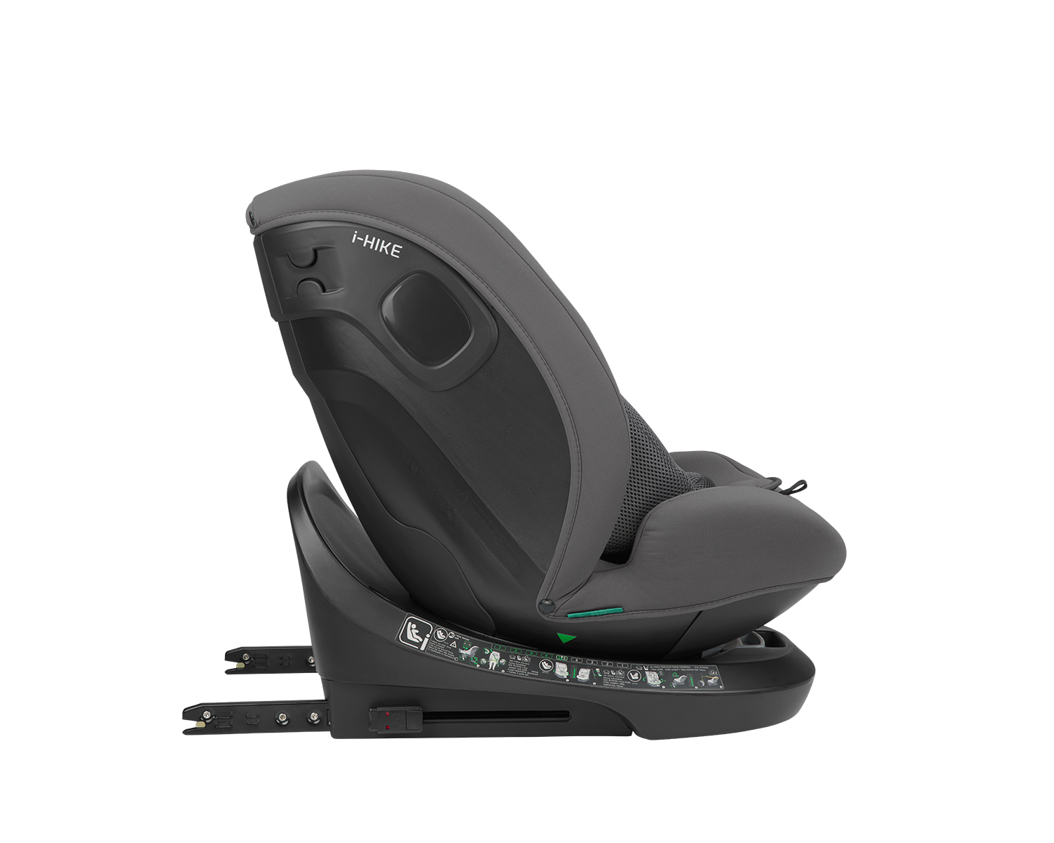 Стол за кола 40-150 см i-Hike i-SIZE Dark Grey 2025
