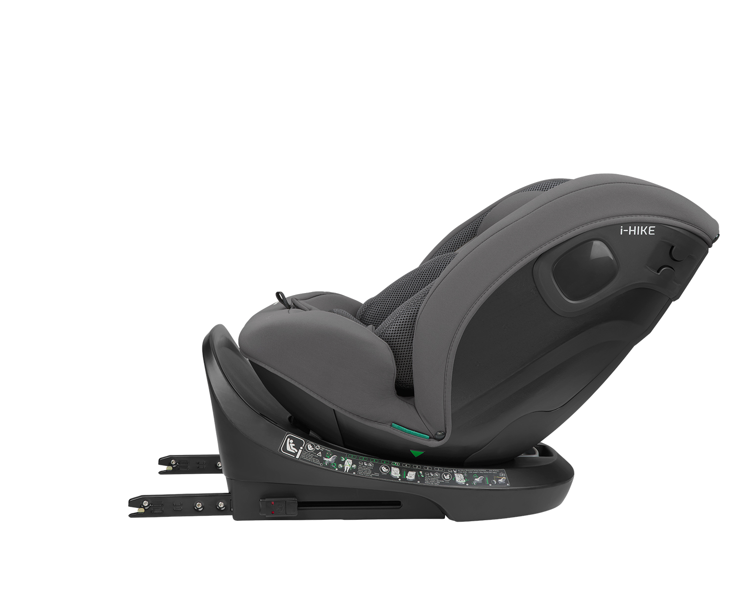 Стол за кола 40-150 см i-Hike i-SIZE Dark Grey 2025
