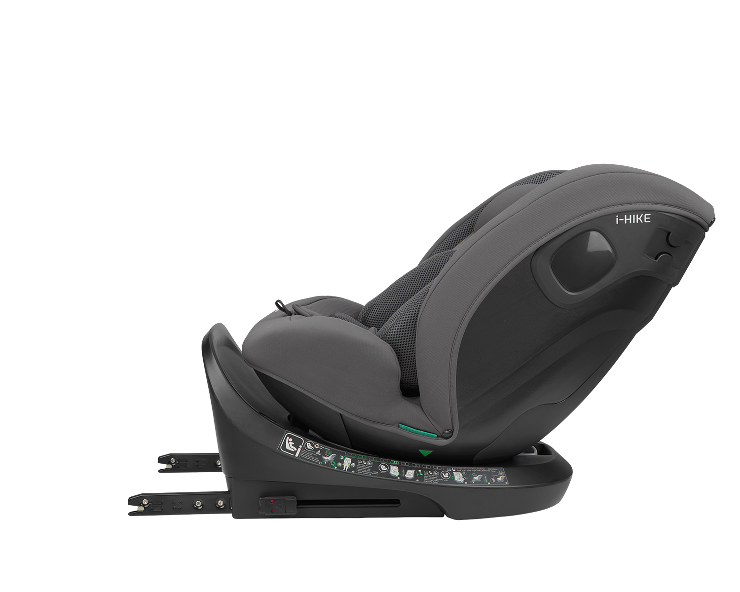 Стол за кола 40-150 см i-Hike i-SIZE Dark Grey 2025