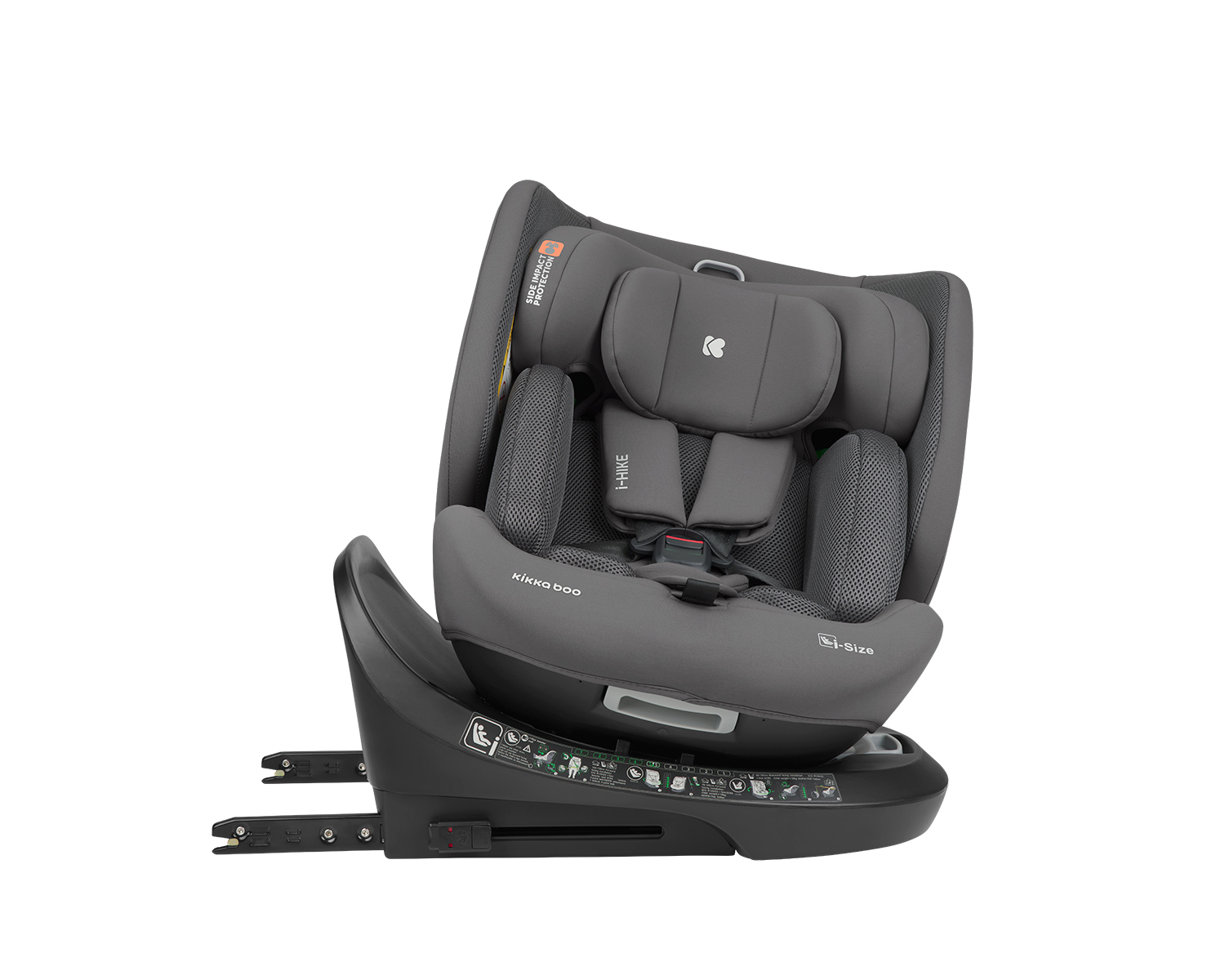 Стол за кола 40-150 см i-Hike i-SIZE Dark Grey 2025