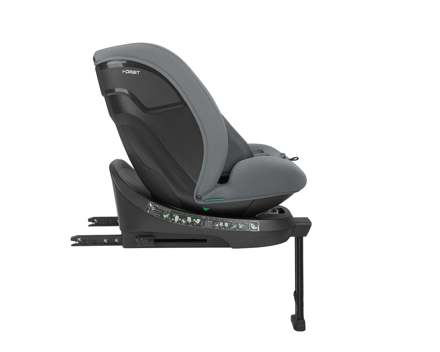 Стол за кола 40-150 см i-Orbit i-SIZE Light Grey 2025