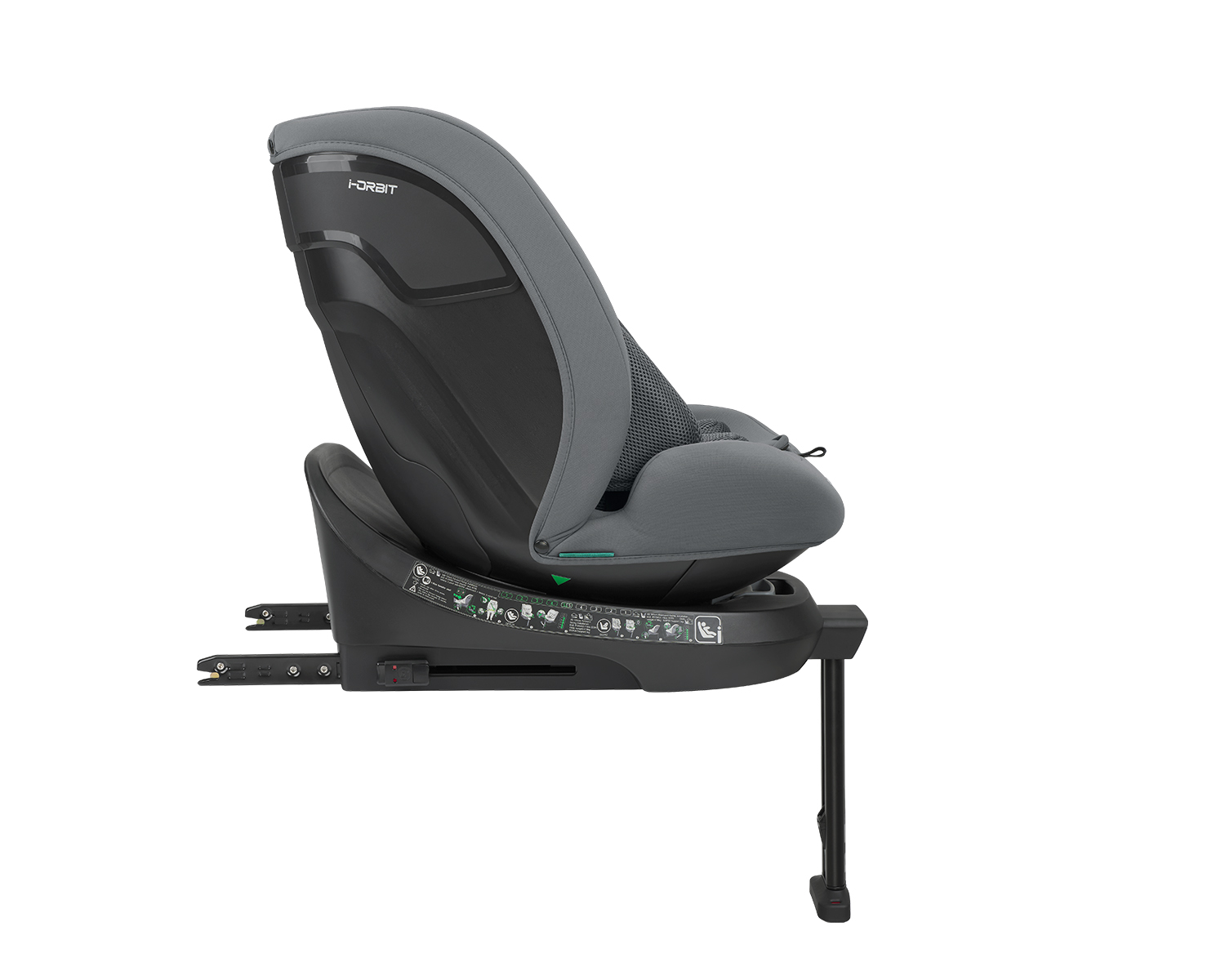 Стол за кола 40-150 см i-Orbit i-SIZE Light Grey 2025