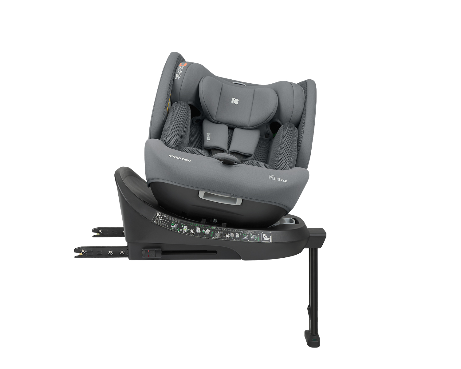 Стол за кола 40-150 см i-Orbit i-SIZE Light Grey 2025