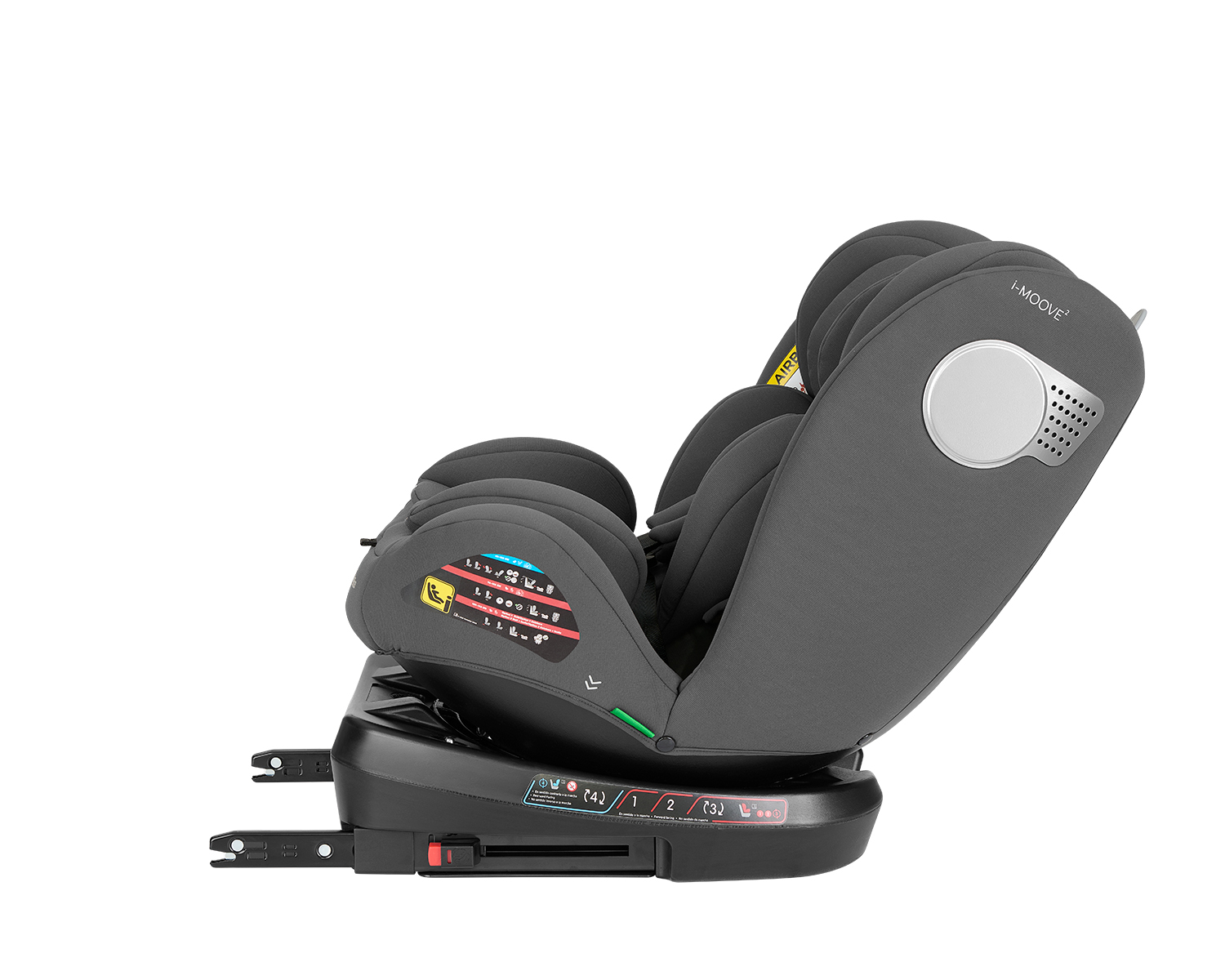 Стол за кола 40-150 см i-Moove 2 i-SIZE Dark Grey
