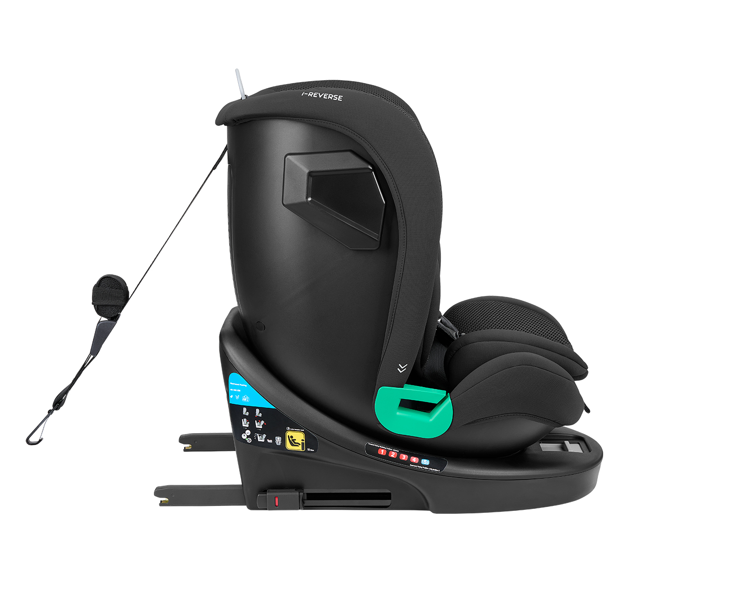 Стол за кола 40-150 см i-Reverse i-SIZE Black