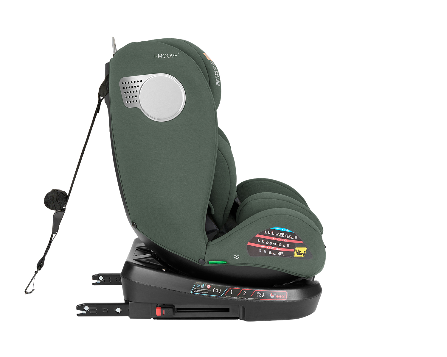 Стол за кола 40-150 см i-Moove 2 i-SIZE Army Green