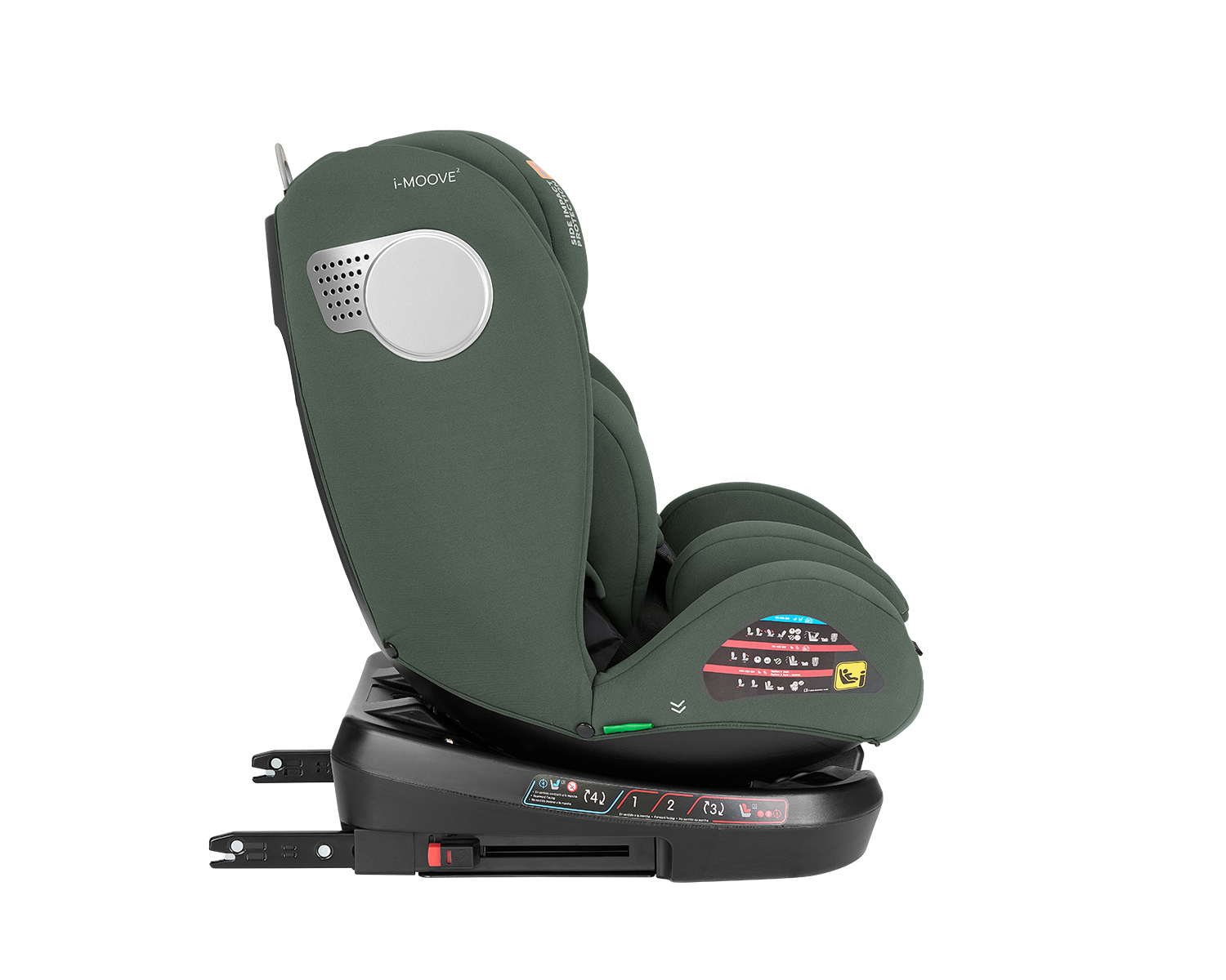 Стол за кола 40-150 см i-Moove 2 i-SIZE Army Green