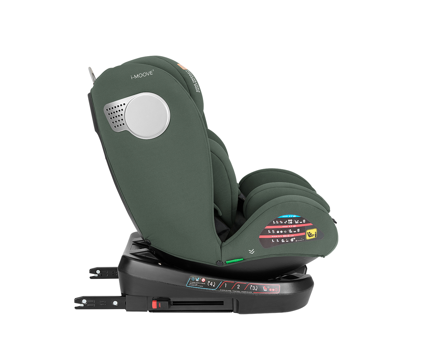 Стол за кола 40-150 см i-Moove 2 i-SIZE Army Green
