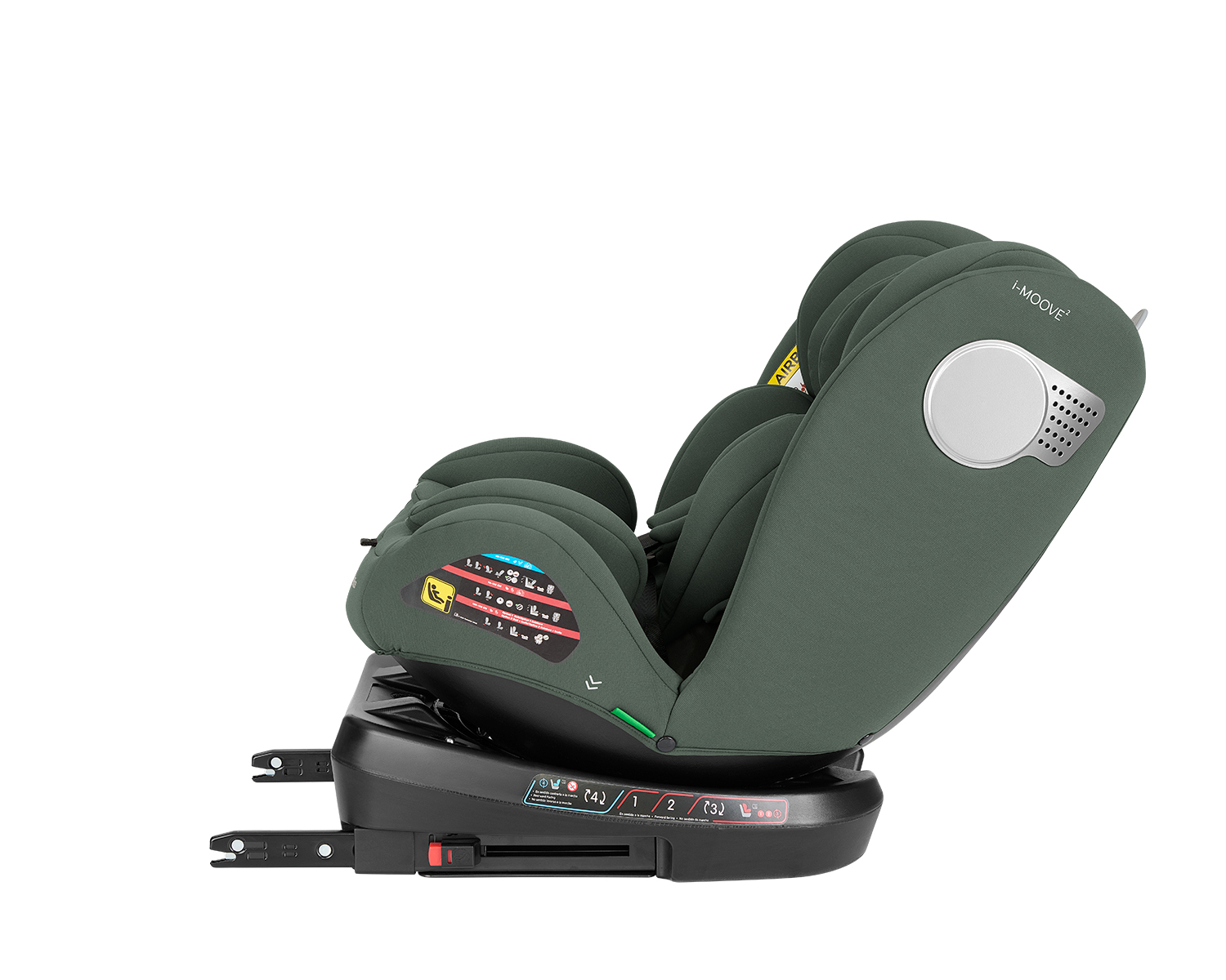 Стол за кола 40-150 см i-Moove 2 i-SIZE Army Green