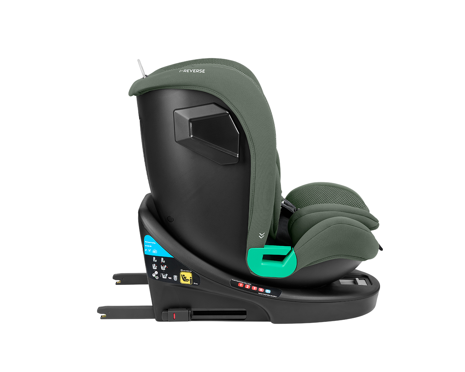 Стол за кола 40-150 см i-Reverse i-SIZE Army Green